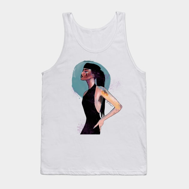 Past Live Memories Tank Top by Colormyline by Denis Senyol